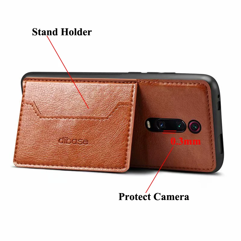 for Xiaomi Mi 9T 9 Lite SE CC9 CC9E A3 8 6X A2 Mix 3 POCOPHONE F1 Redmi K20 Note 8T 7 Pro Case Leather Card Slot Cover Holder | Мобильные