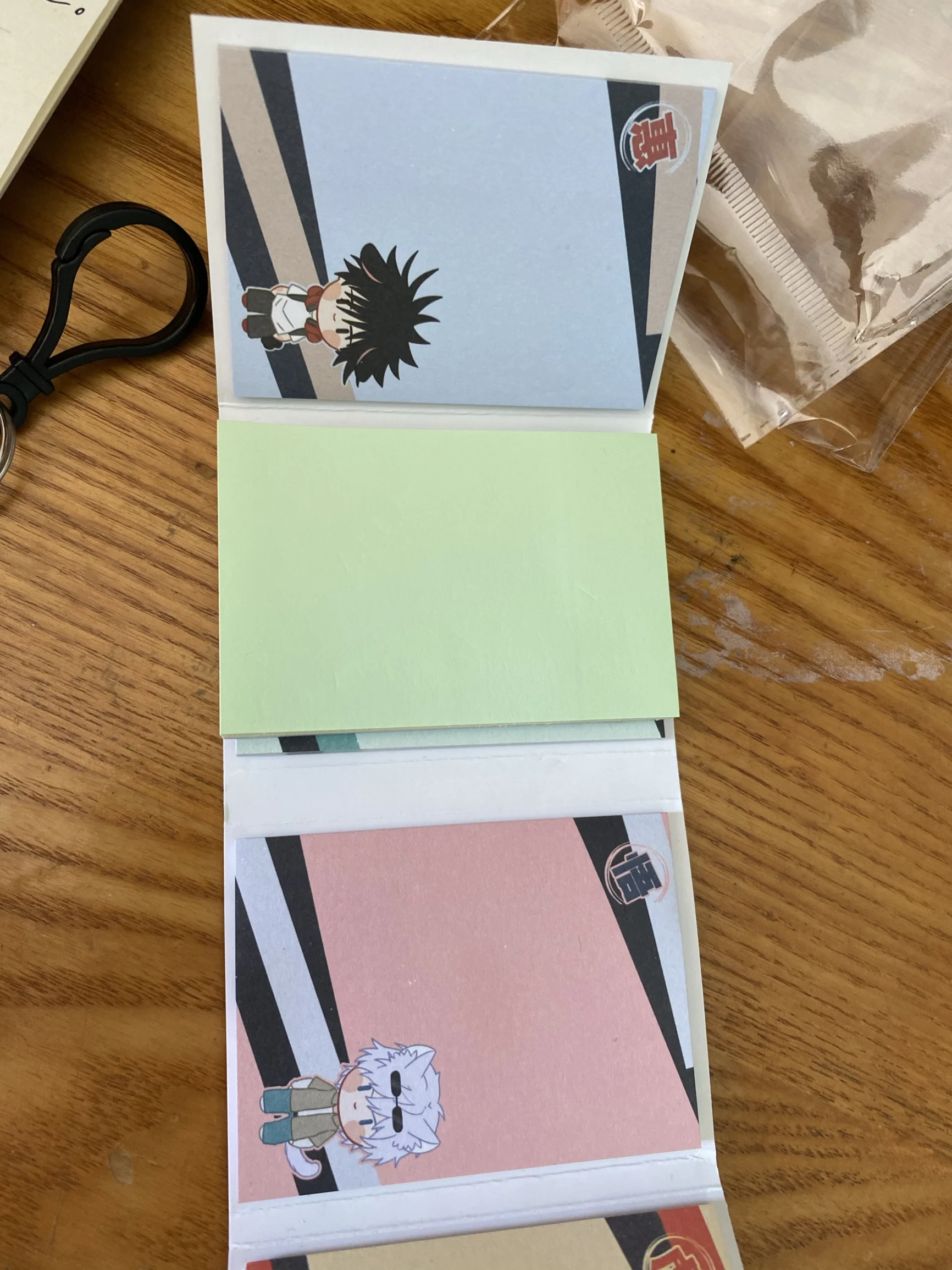 

Anime Jujutsu Kaisen Memo Pads Note Paper Notebook Sticky Notes Gojo Satoru Ryomensukuna Toge Inumaki Notepad Stationery Student