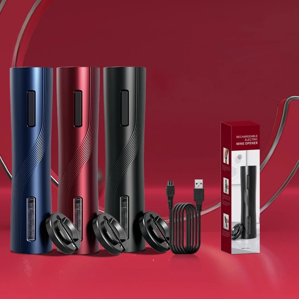

Электрическая открывалка для бутылок вина безопасная Прозрачная крышка для бутылок низкий уровень шума USB Type-c кухонный инструмент для бара