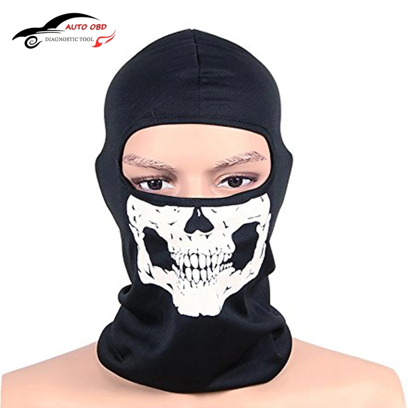 Балаклава мотоциклетная CS Ghost Skull Hood маска на все лицо лыжный спортивный шлем снуд