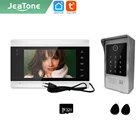Видеодомофон Jeatone Tuya smart 7 ''с поддержкой Wi-Fi и RFID-карт