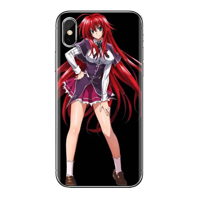 Высокая школа DXD Akeno Риас Gremory для Xiaomi Redmi 4A S2 Note 3 3S 4 4X5 6plus 7 6A Pro Pocophone F1 прозрачный