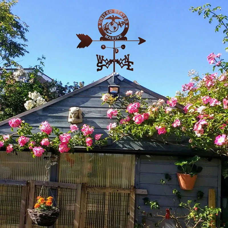 

2021 Weather Vane Farm Wind Direction Indicator Scene Professional Measuring Tool Garden Decoration Outdoor Wind Indicator