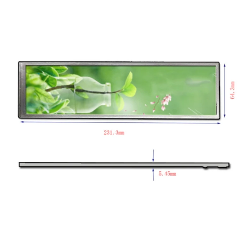 

8.8 Inch Long HSD088IPW1 HDMI TO MIPI 1920 x 480 Seconds Display