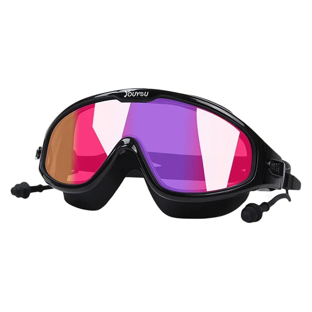 

Swimming Goggles Women Swim Diving Equipment With Earplugs Waterproof And Fog Proof Large Frame Swimming Goggles