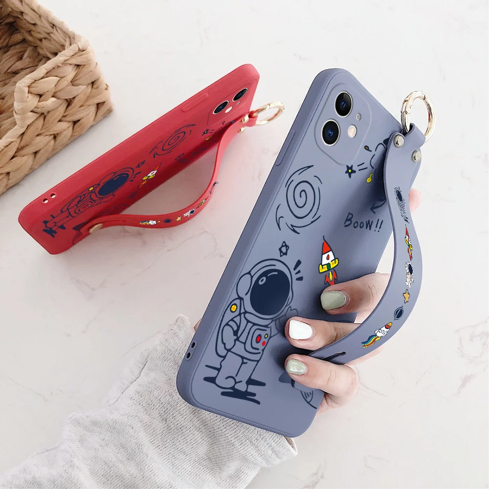 Силиконовый чехол на запястье для телефона Honor 20 Pro мультяшный милый медведь