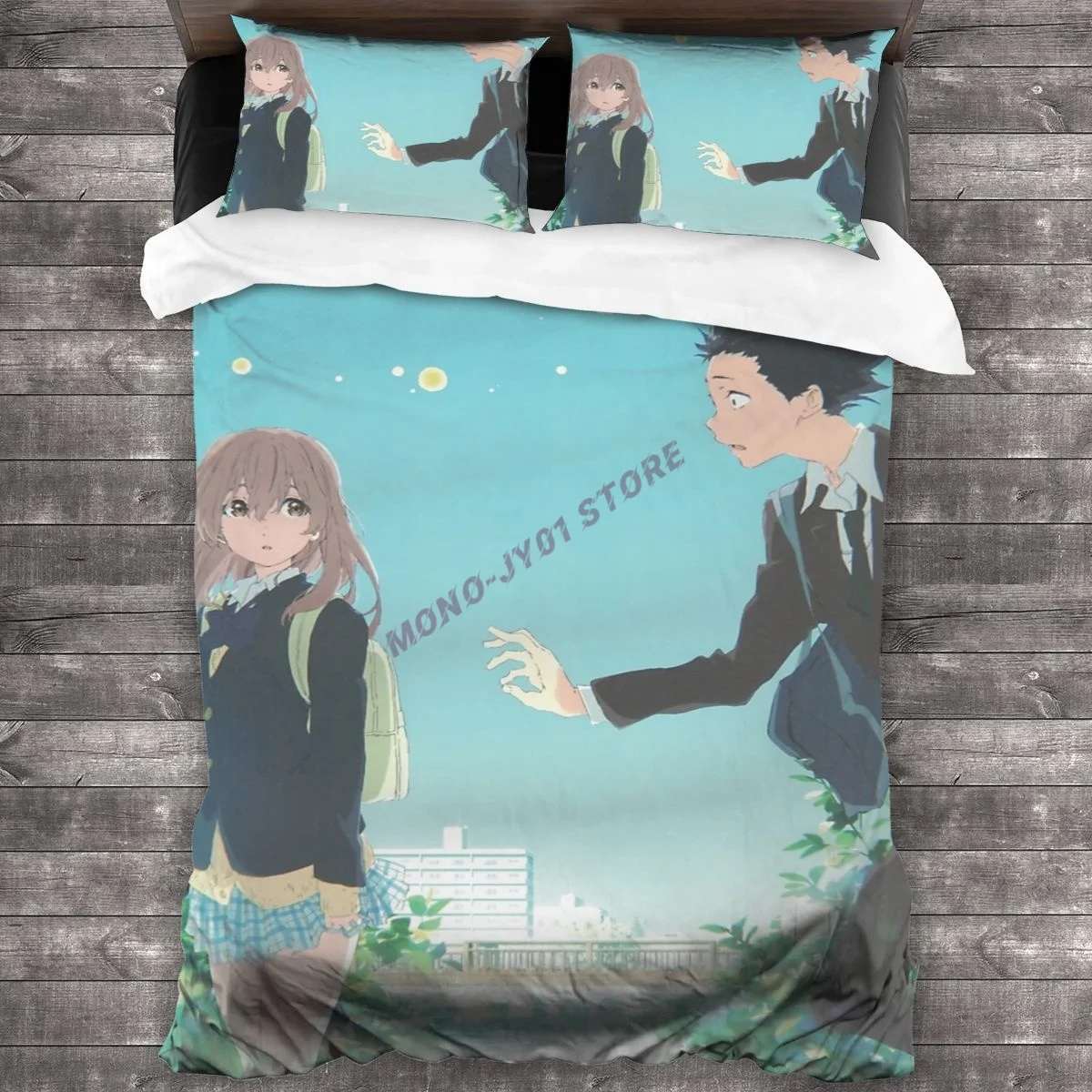 

A Silent Voice Bedding Set Duvet Cover Pillowcases Comforter Bedding Sets Bedclothes