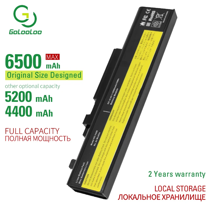 Golooloo 6 ячеек Аккумулятор для ноутбука Lenovo IdeaPad Y450 Y450A Y450G Y550 Y550A Y550P 55Y2054 L08L6D13 L08O6D13
