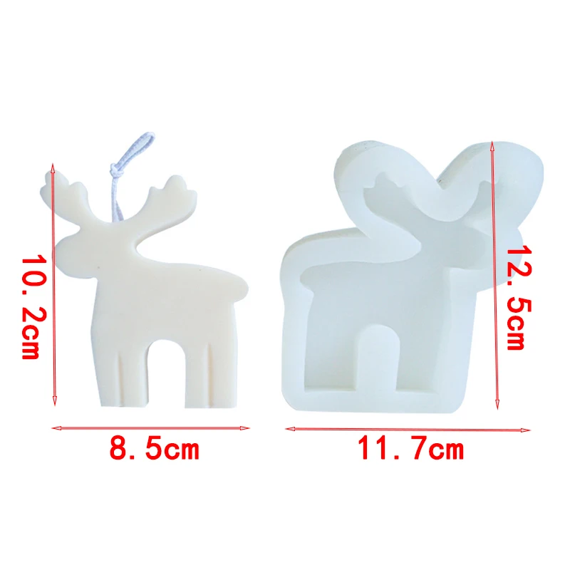 Рождественский лось Свеча для ароматерапии силиконовая форма сделай сам вапит