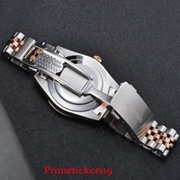New Arrival Parnis 395mm Mental Strap Automatic Miyota 8215 Movement Mens Mechanical Watches