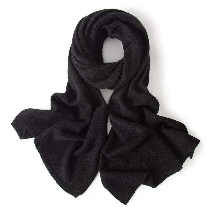 

Winter Scarf Women Warm Foulard Solid Scarves Fashion Casual Scarfs GRAY22