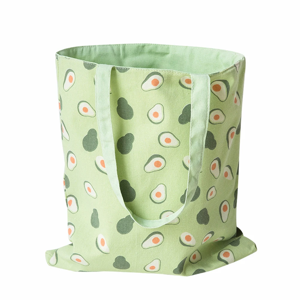 

Popular Simple Female Daily Bag Handbag Large Capacity Fruit Printing Shopping Bag Youth Ladies Simple Versatile Bag