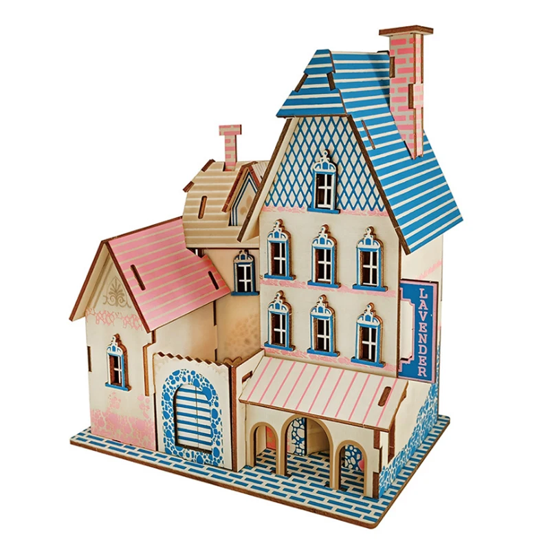 Детский DIY пазл игрушечный дом 3D парусная лодка Детские Подарочные игры сборные