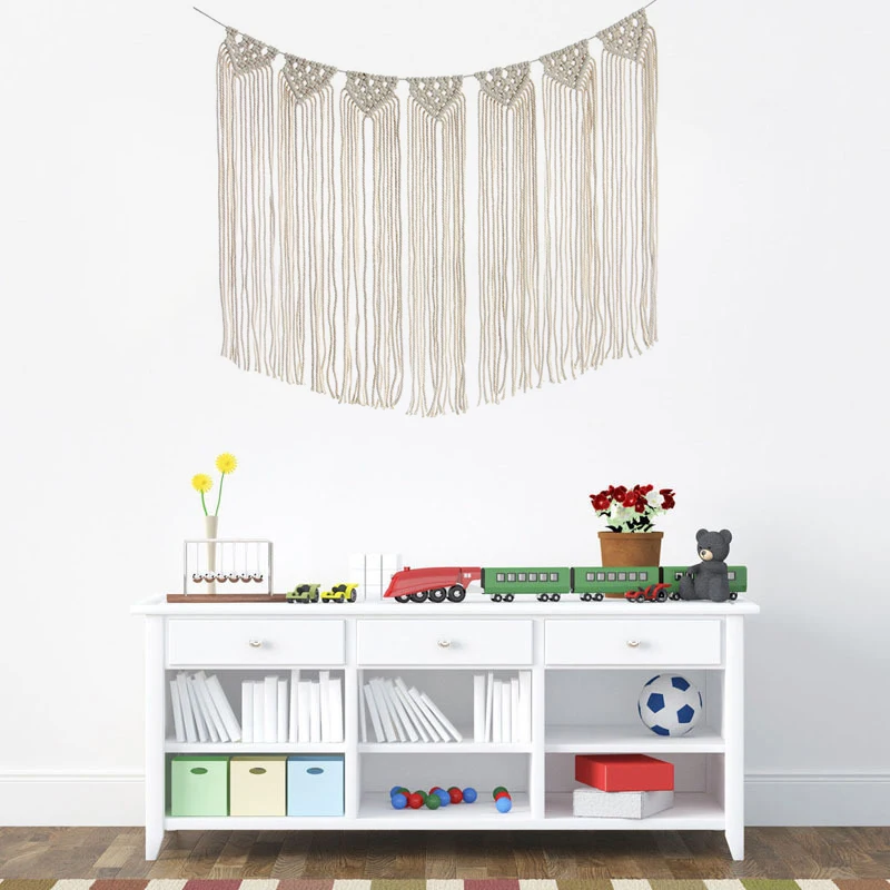 1 шт. рисово-белый гобелен ручной работы украшение интерьера многофункциональные