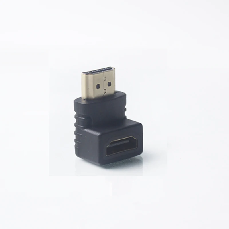 Переходник Lingable HDMI под прямым углом 90 градусов штекер на гнездо M/F УДЛИНИТЕЛЬ