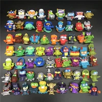 10 50pcs original superzings superthings action figures 3cm super zings garbage trash collection toys model for kids gift