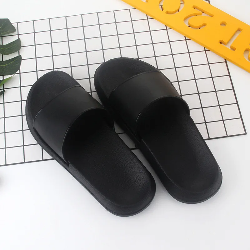 

203VIP friends luxury brand design beach shoes for men and women couples leather flat slippers indoor and outdoor non-slip