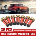 Микрофильтр для автомобильной топливной форсунки, 14 х6 х3 мм, 20 шт., OEM MD619962