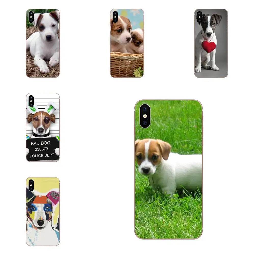 Чехол книжка из ТПУ для Sony Xperia Z Z1 Z2 Z3 + Z4 Compact Z5 Plus M2 M4 XA XA1 XZ Premium Pretty Jack Russell Dog Puppy