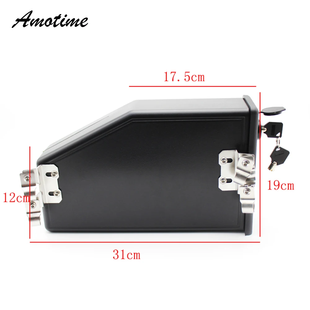 Ящик для инструментов мотоциклов 5 литров левая сторона заблокированный чехол