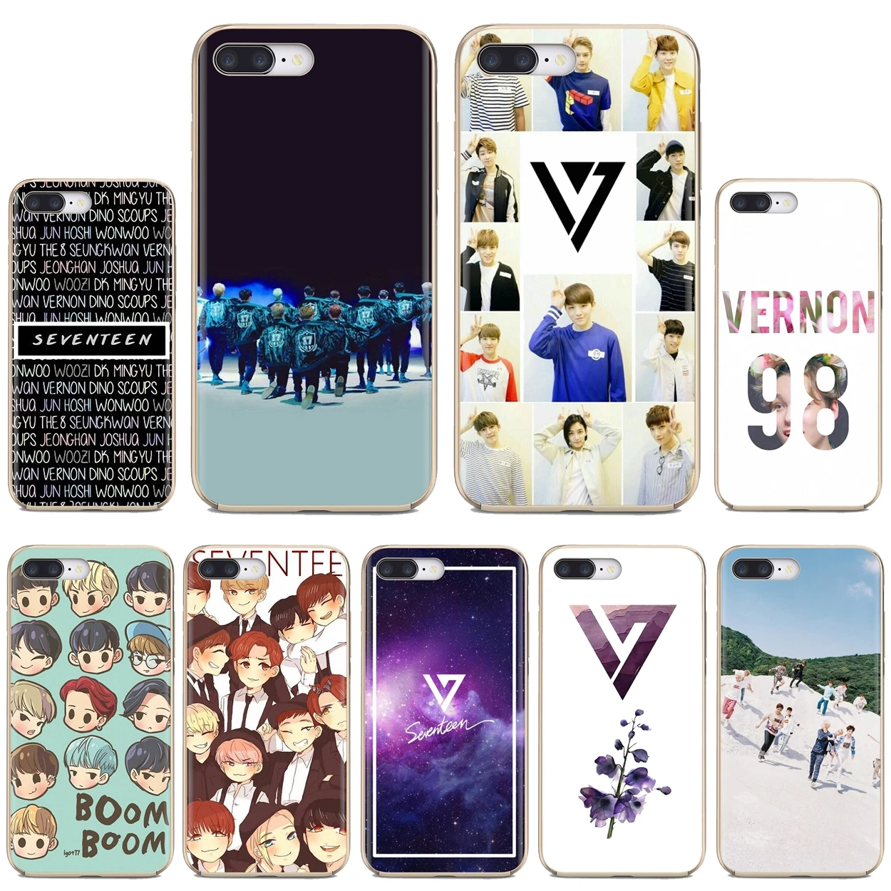 Модный силиконовый чехол для телефона с логотипом Musci KPop Seventeen Huawei P30 P40 P20 P7 P8 P9 P10