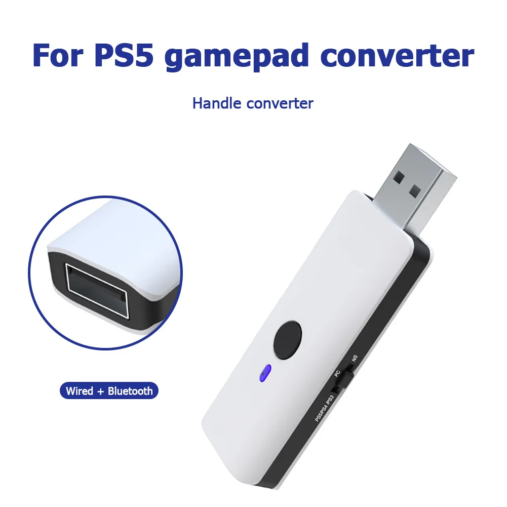

Electronic Machine Game Parts Wired Wireless Controller Gamepad USB Adapter Enduring Practical Parts Components