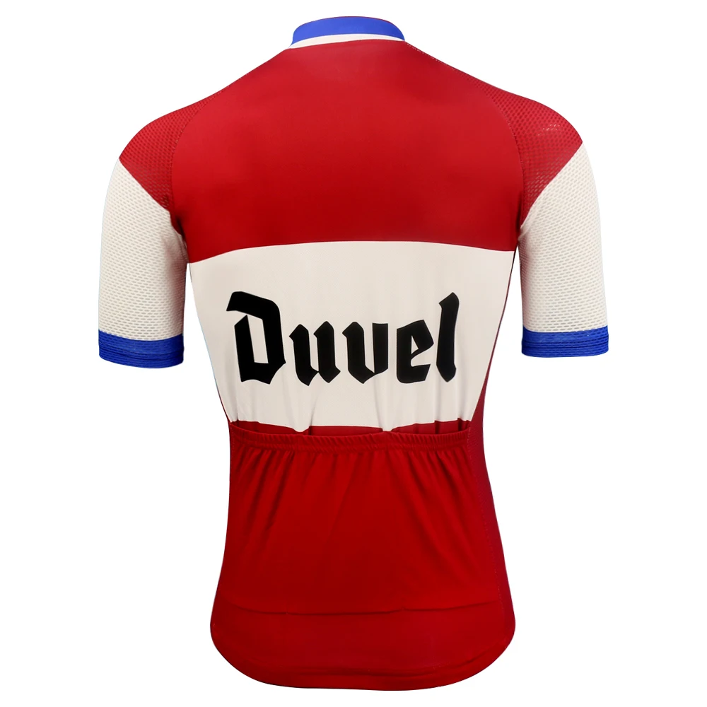 Велосипедная майка мужская Ретро стиль спортивная одежда дышащая красная | Спорт