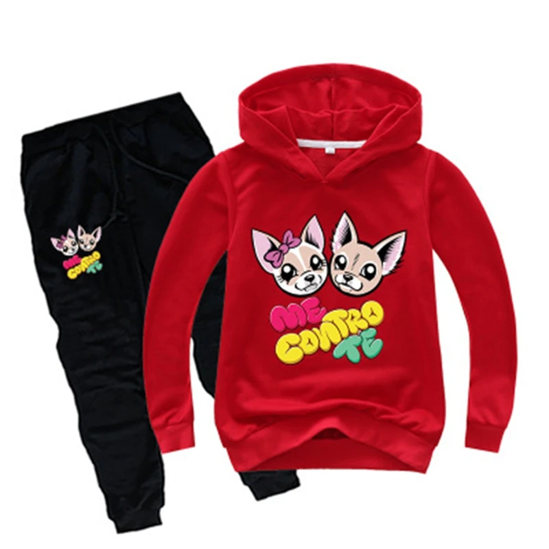 New 2-14Y Fashion me contro te Clothes Set Kids Tracksuit Boys Sport Suit Girls Teen Long Sleeve Sweatshirt Hoodies Pants 2pcs
