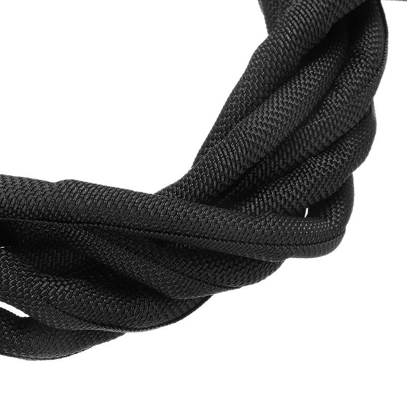 1pc Black Wrap Braided Cable Sleeve Mayitr Heat Insulation General Wire Pipe Hose Protection Nylon 5mm*300cm | Обустройство дома