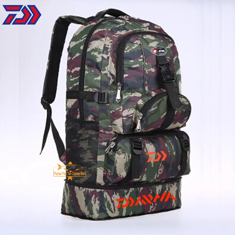 

2021 Daiwa Cycling Hiking Fishing Bag Leisure Backpack Outdoor Travel Tactical Bag Sports Camouflage Fishing Backpack