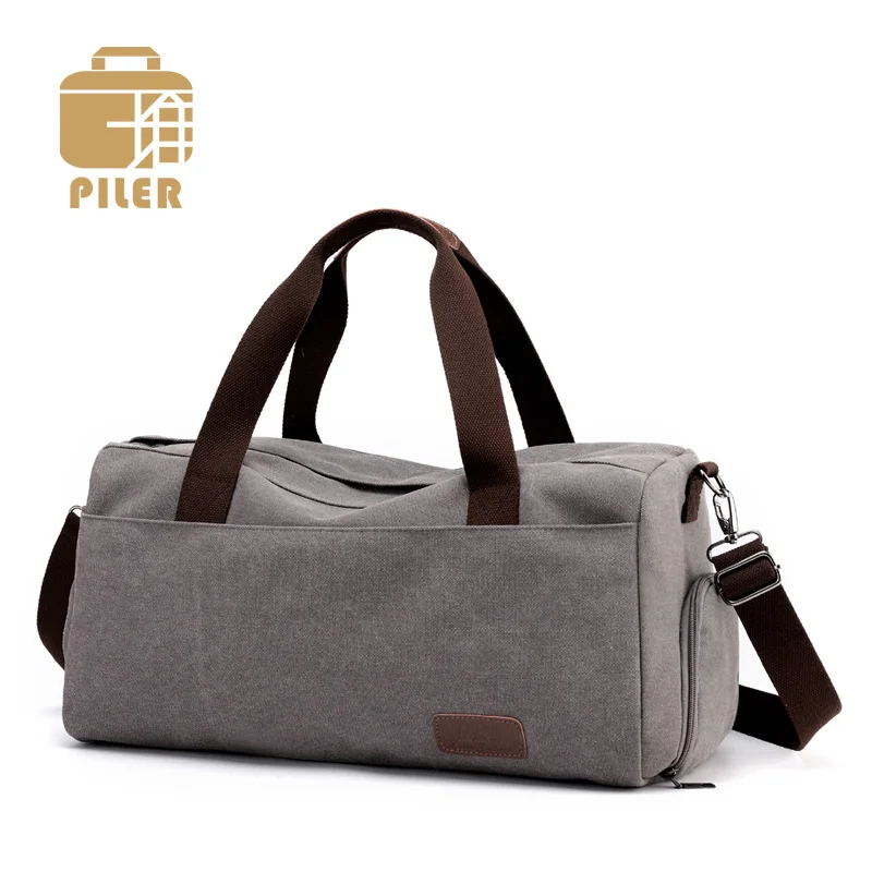 Женская сумка спортивная мужская большая Холщовая Сумка для женщин Дорожная