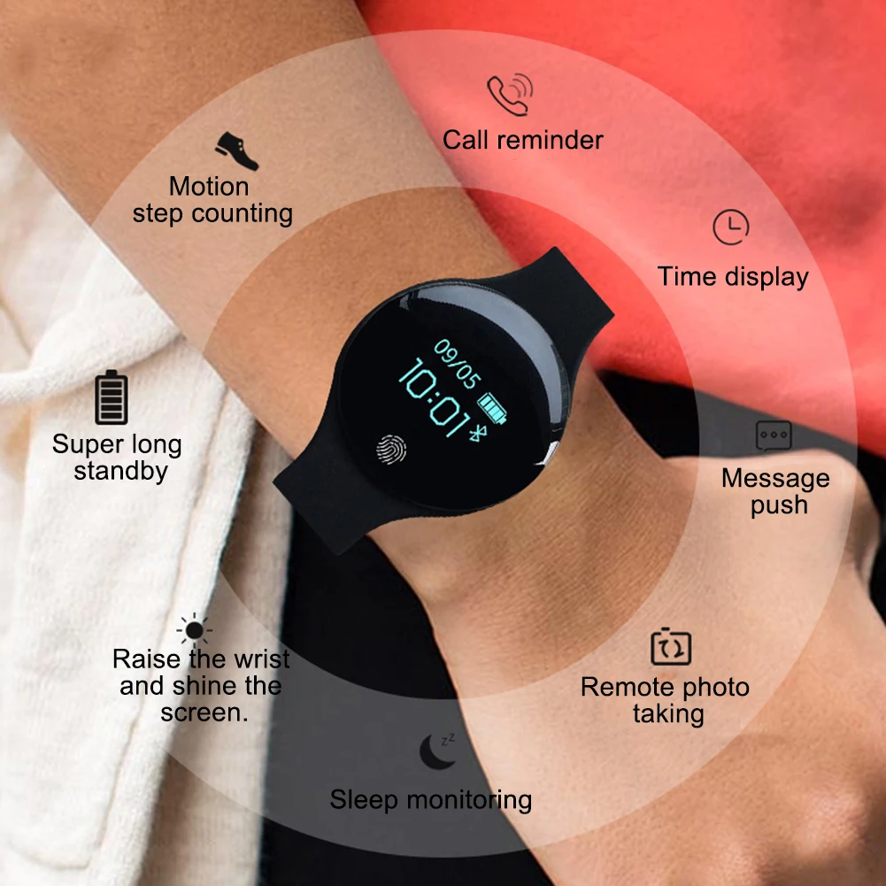 H8 0 66 дюймов Смарт часы для мужчин и женщин с кислородом измерения сердечного