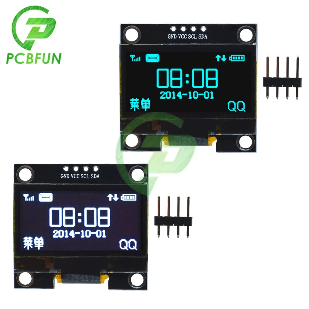 1 3 дюймов межсоединений интегральных схем I2C серийный 128x64 OLED ЖК-дисплей Дисплей