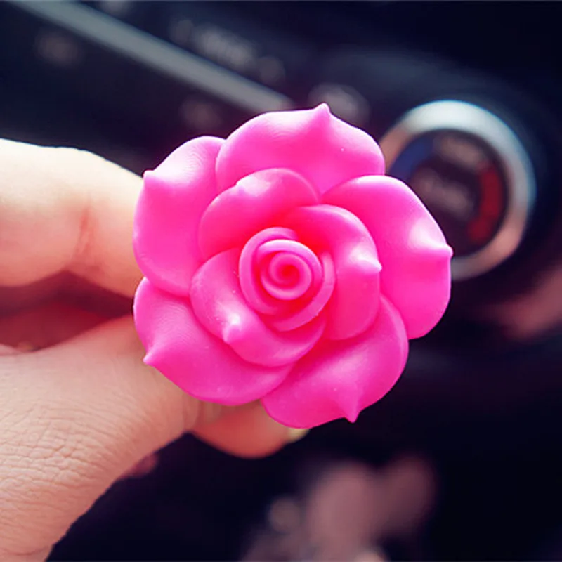 1 шт. Романтический освежитель воздуха камелии с зажимом автомобильный Стайлинг
