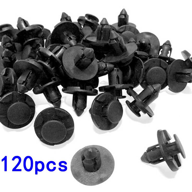 

Trim Fastener clips 120pcs 8mm hole Accessory For Nissan Bumper Fender
