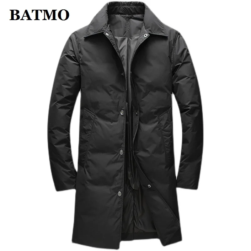 BATMO 2021 Новое поступление зимние 90% белые куртки на утином пуху для мужчин мужские