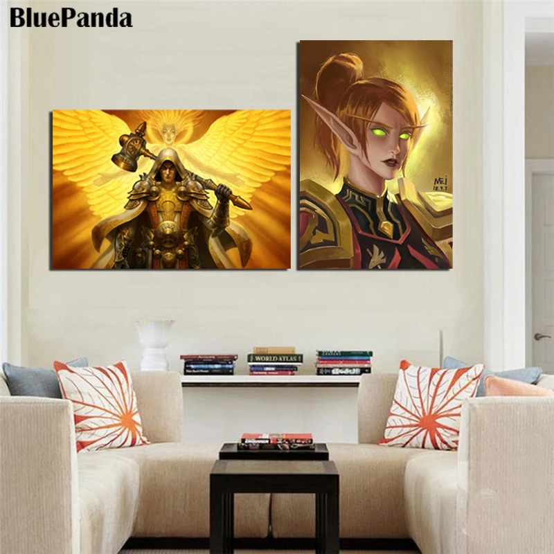 Warcraftes мир Сона демон крови эльф фотографии Wall Art Декор для дома холст живописи