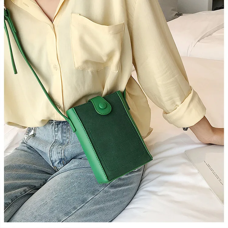 

Mini bucket bag 2019 autumn new Korean version of Joker Messenger bag small matte texture shoulder phone bag