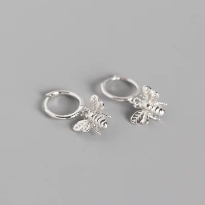 Silver Женские серьги, 925 пробы, серебряные серьги в виде змеи, модные, гламурные, для свадьбы, помолвки, для девушки, ювелирные изделия в виде животных, подарки - Окраска металла: Silver