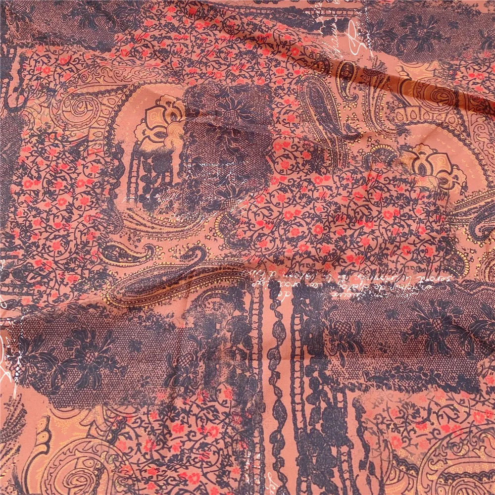 Ширина см винтажная ткань из полиэстера и хлопка с цветочным рисунком для шитья