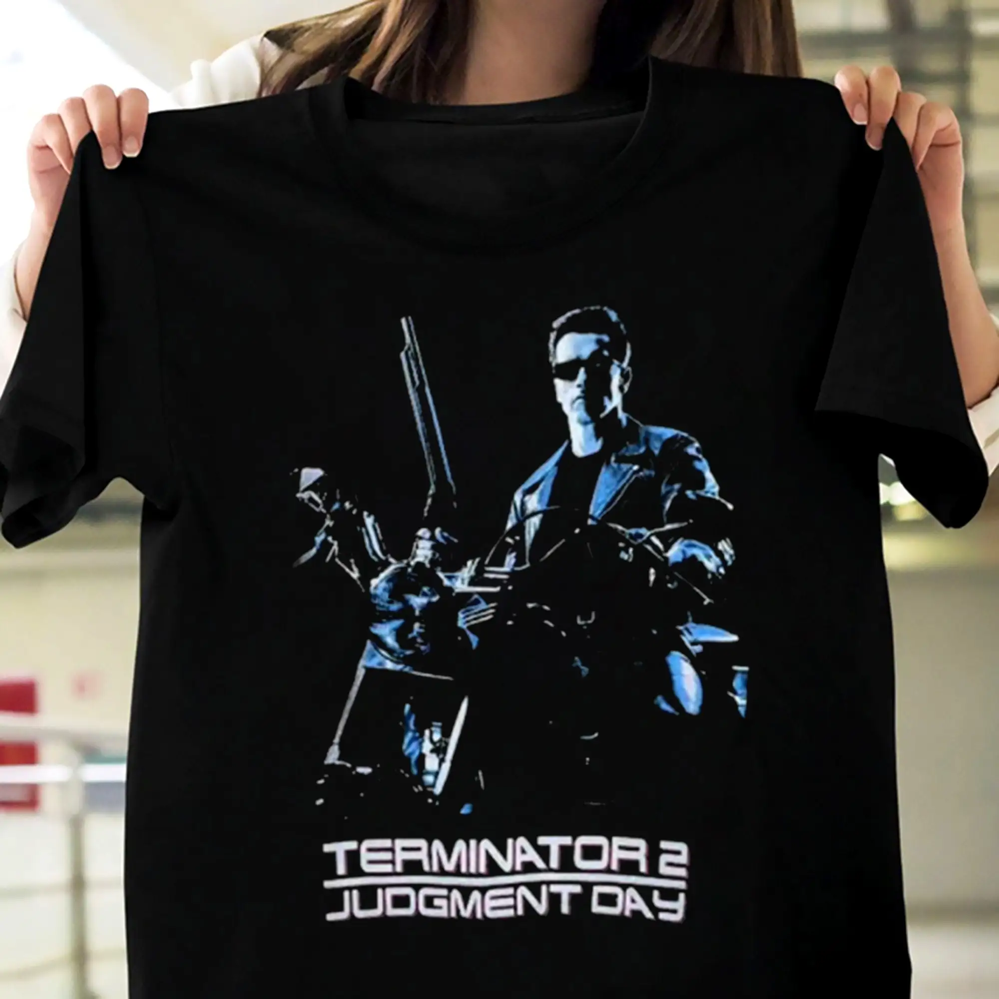 Винтажная Футболка Terminator сезон 2 день суждения, рубашка Terminator 2 фильм, рубашка Terminator, рубашка Арнольда Шварценеггера