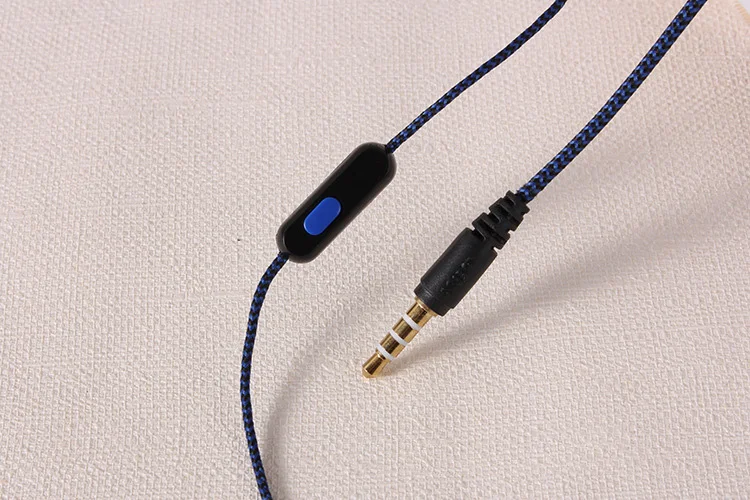 1 шт. проводные наушники вкладыши Плетеный проводов шнура низкочастотные