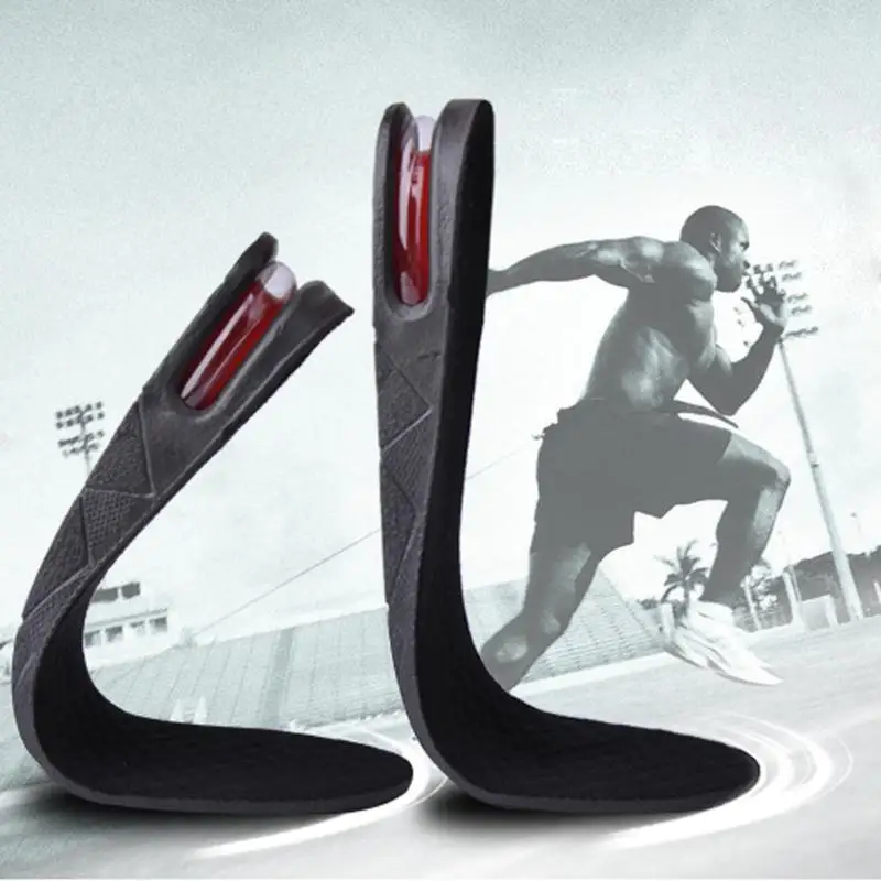 Стельки унисекс для увеличения роста 3-9 см мужчин и женщин вставки в обувь