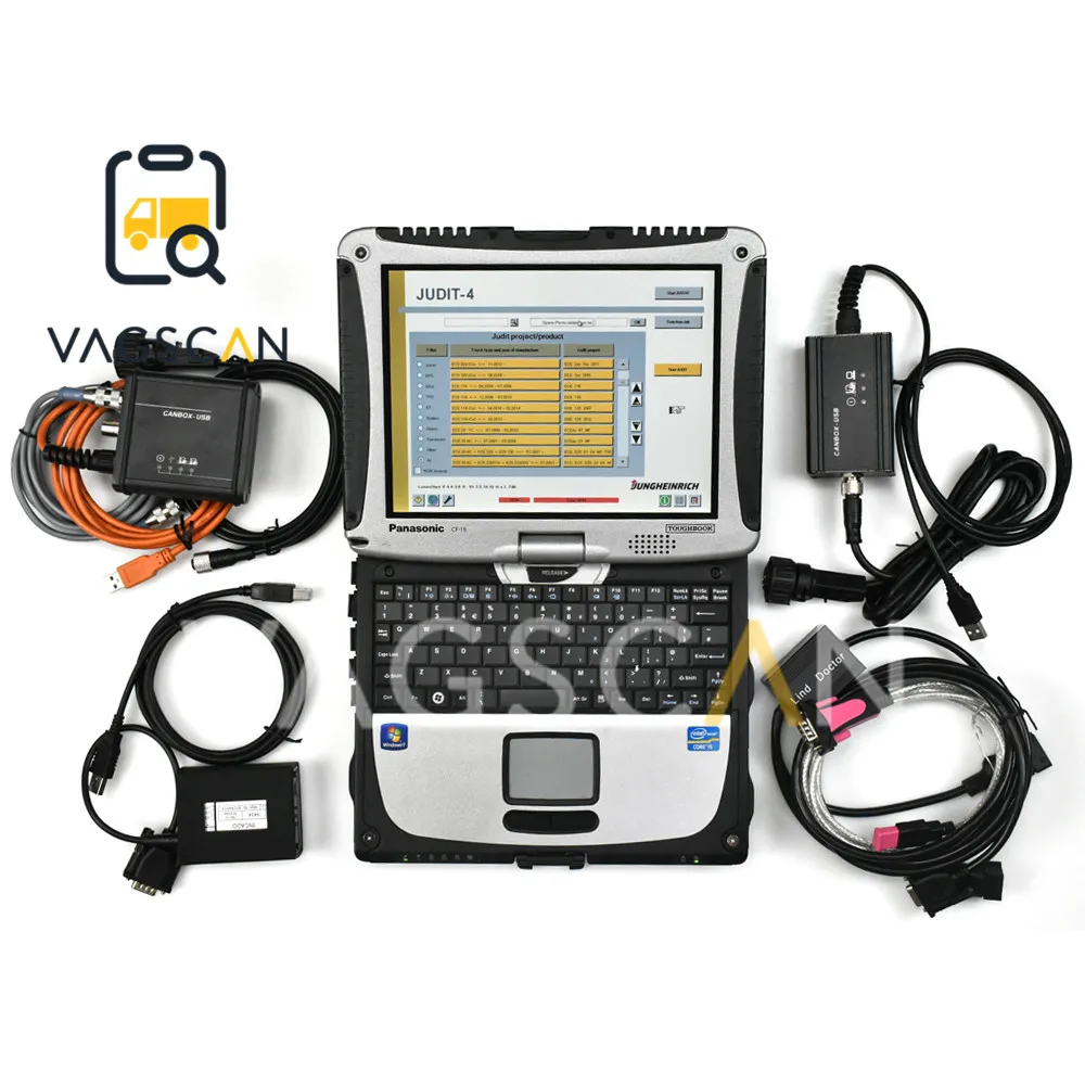 Вилочный погрузчик toughbook CF19 CF 19 для флота canbox usb Linde doctor диагностический комплект
