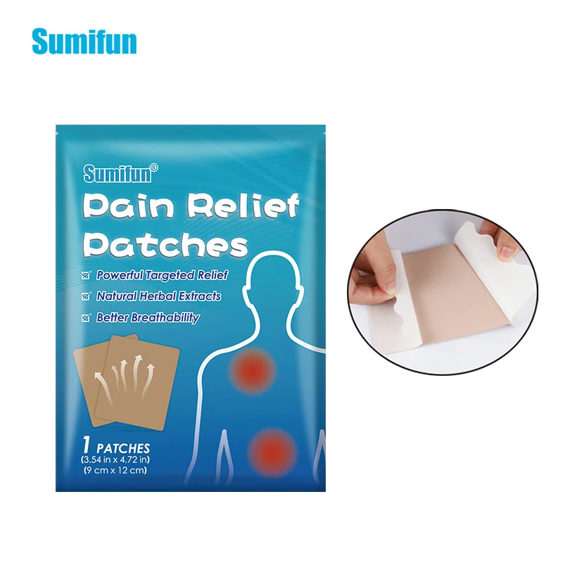 

1bag/3bags/5bags Sumifun Pain Relief Patch Herbal Body Back Knee Joint Pain Killer Sticker Self-Heating Medical Plaster K08901