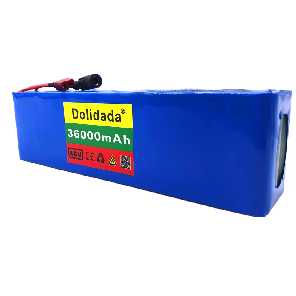 

2021 NEW 48V36Ah 1000w 13S3P 48V Lithium ion Battery Pack For 54.6v E-bike Electric bicycle Scooter with BMS+Charger