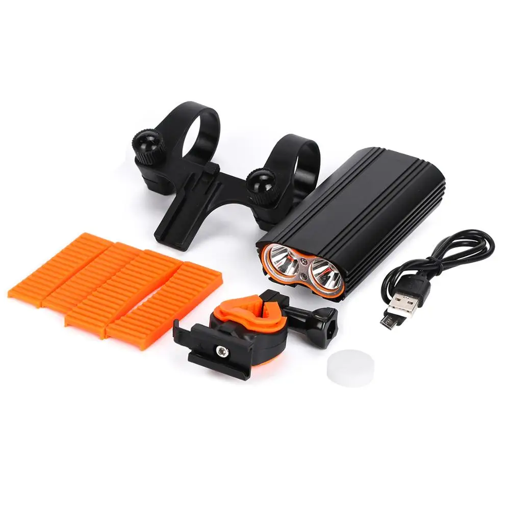 Новый суперъяркий Передний фонарь для горного велосипеда перезаряжаемый от USB T6