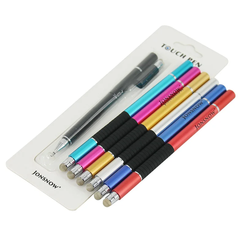 

3 in 1 Multi-function Touch Screen Pen Universal High Precision Capacitive Fiber Fine Point Disc Stylus for PhoneTablet