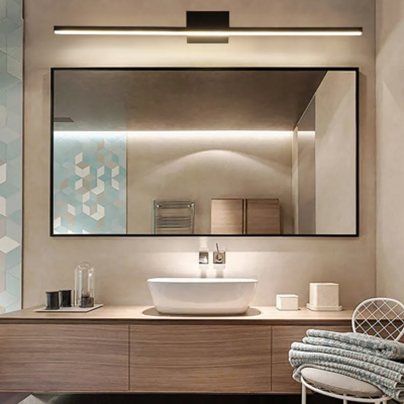 

Современные светодиодные Настенные светильники и узкие Настенные светильники для унитаза, налобный светильник для унитаза, мытья полоскания, настенный светильник