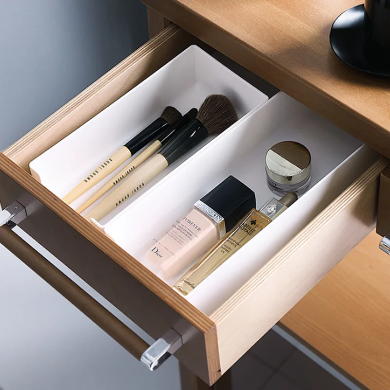 

Desk Organizer Drawer Receive Divider Box Kitchen Cutlery Finishing Basket Divides Grid Desktop Cosmetics Classification Combina